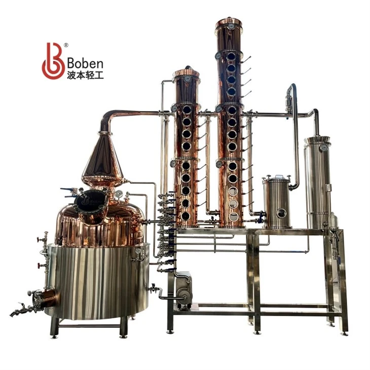 1000L Vodka Gin Whisky Destillationsutrustning