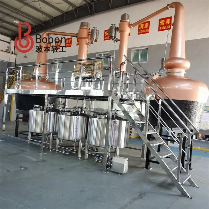 2500L 3500L Twins Pot Whisky Distillation Equipment
